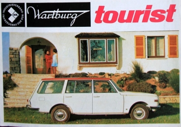 Wartburg Tourist Modelprogram 1968 Carbrochure (2759)